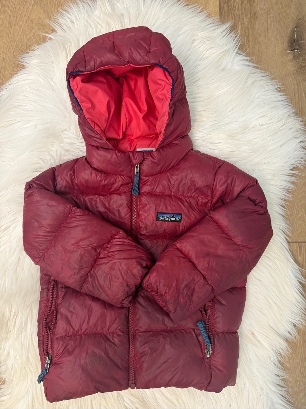 Patagonia Kids Hi Low Down Jacket Size 3T